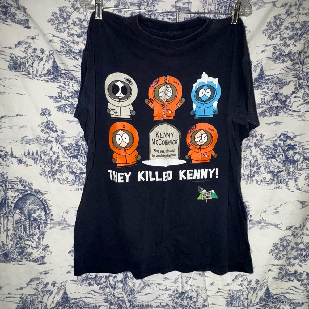 South Park T-Shirt They Killed Kenny 1998 Comedy Central Size M-L
